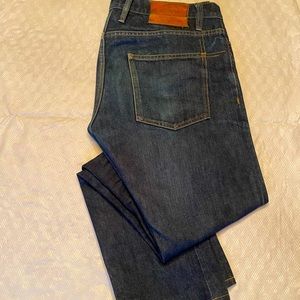 3sixteen slim tapered selvedge jeans, style ST-100x, size 36